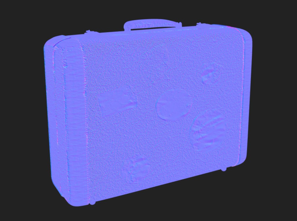 Suitcase normal map